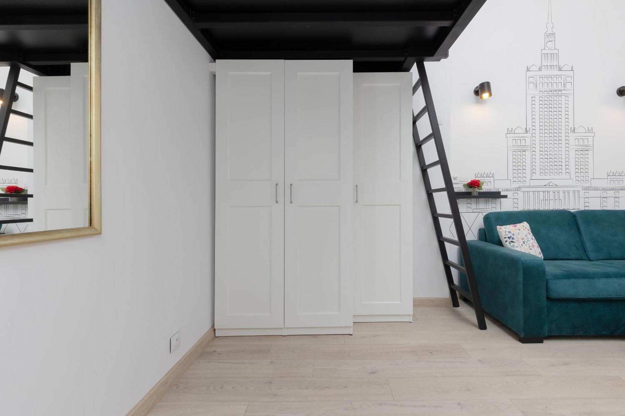 Aleja Wyzwolenia Studio with Mezzanine Warsaw Downtown by Noclegi Renters Ngoại thất bức ảnh