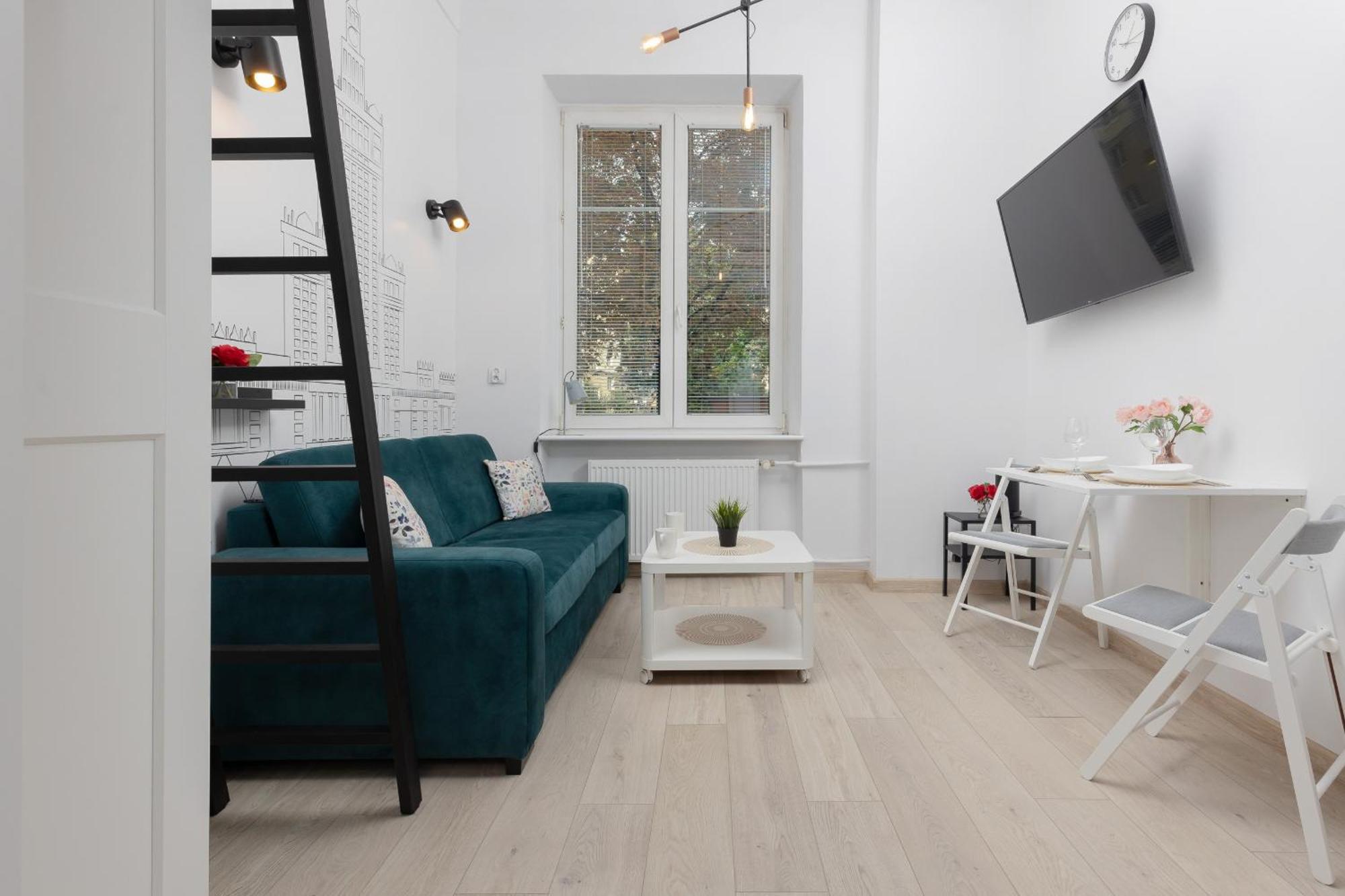 Aleja Wyzwolenia Studio with Mezzanine Warsaw Downtown by Noclegi Renters Ngoại thất bức ảnh